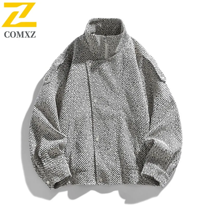 Men's Vintage Jacket Overcoat Thickened Wool Blend High Street Trench Coat Stand Collar Windproof Urban Streetwear Outerwear
Men's Vintage Jacket Overcoat Thickened Wool Blend High Street Trench Coat Stand Collar Windproof Urban Streetwear Outerwear