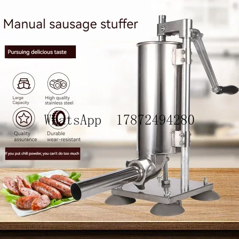 4l Manuelle Spritze Maschinengefüller Stahlfüllung Wurst Edelstahl Fleisch hausgemacht
4l Manuelle Spritze Maschinengefüller Stahlfüllung Wurst Edelstahl Fleisch hausgemacht
