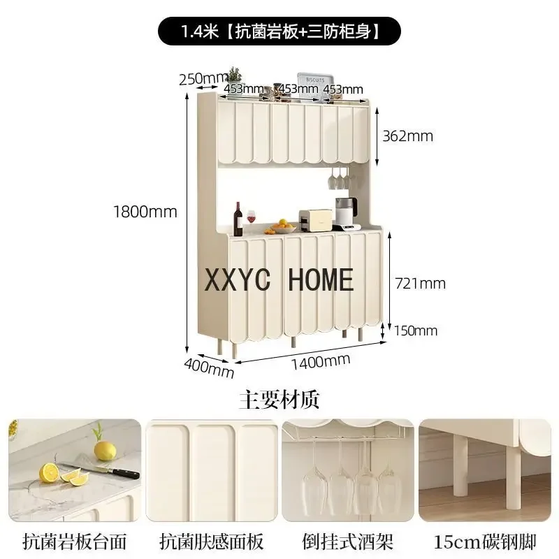 Cream Style Sideboard Cabinet Integrated Wall High Cabinet Small Apartment Kitchen Wall Storage Cabinet
Cream Style Sideboard Cabinet Integrated Wall High Cabinet Small Apartment Kitchen Wall Storage Cabinet