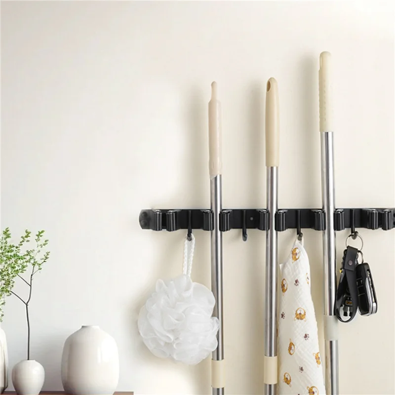 2X Broom Holder Door Mount,Over The Door Broom And Mop Holder With 2 Over Door Hooks,Broom Hanger,Tool Rack Organizer
2X Broom Holder Door Mount,Over The Door Broom And Mop Holder With 2 Over Door Hooks,Broom Hanger,Tool Rack Organizer
