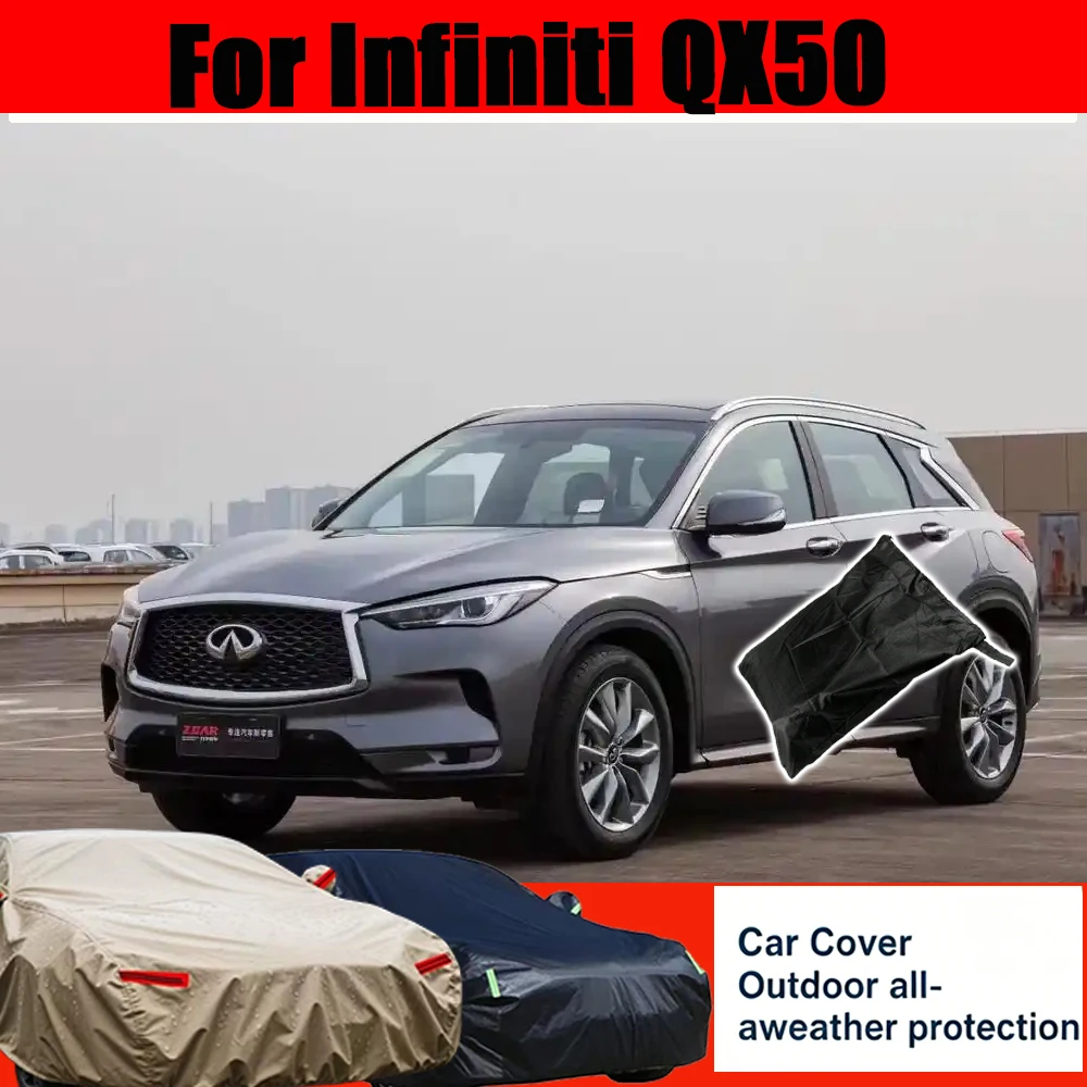 For Infiniti QX50 Full Car Cover Outdoor Protection Snow Cover Sunshade Waterproof Dustproof Exterior Car Accessories
For Infiniti QX50 Full Car Cover Outdoor Protection Snow Cover Sunshade Waterproof Dustproof Exterior Car Accessories