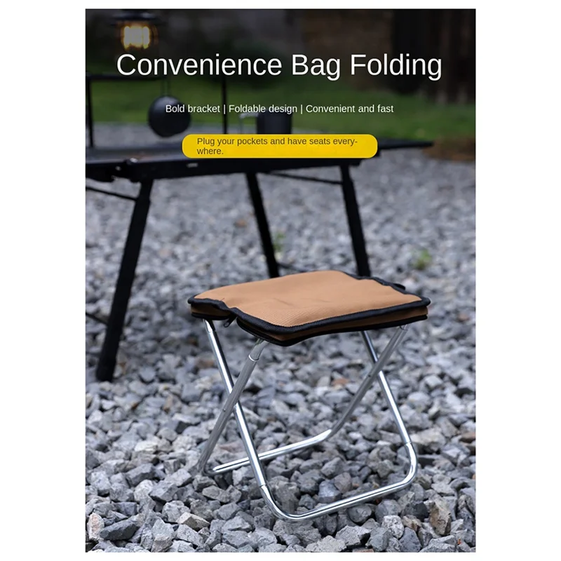 Outdoor Camping Stool Folding Fishing Chair With Portable Bag Aluminum Alloy Picnic BBQ Mini Portable Seatabht
Outdoor Camping Stool Folding Fishing Chair With Portable Bag Aluminum Alloy Picnic BBQ Mini Portable Seatabht
