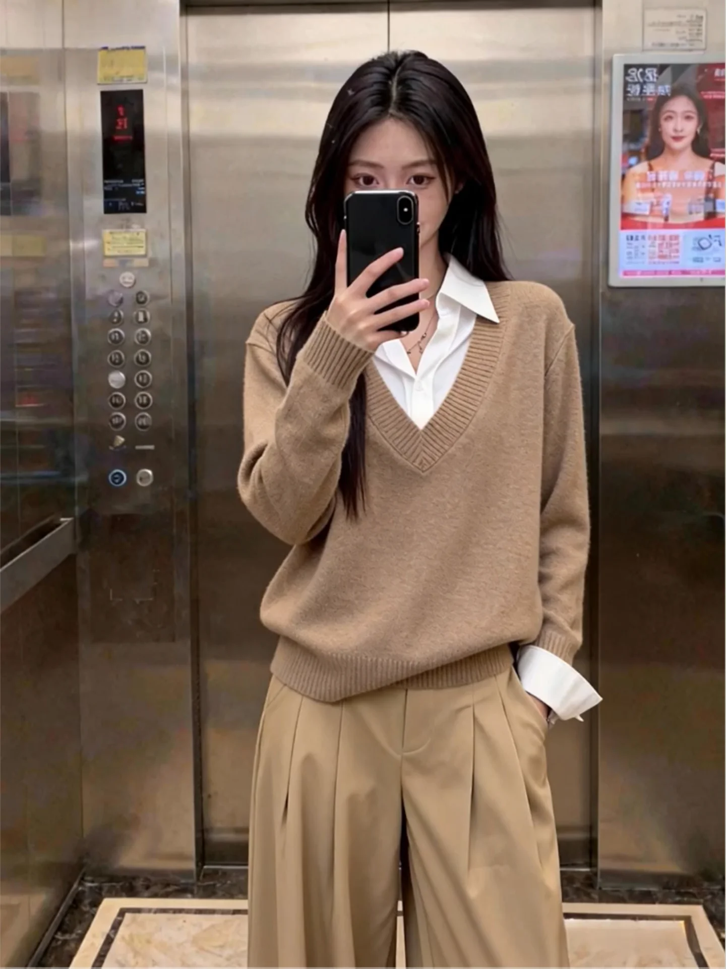 Korean Sle Knitted Sweater Women's Collared Slimming Top Spring New Arrival Anti-Uv Long Sve Color Commute Sle
Korean Sle Knitted Sweater Women's Collared Slimming Top Spring New Arrival Anti-Uv Long Sve Color Commute Sle