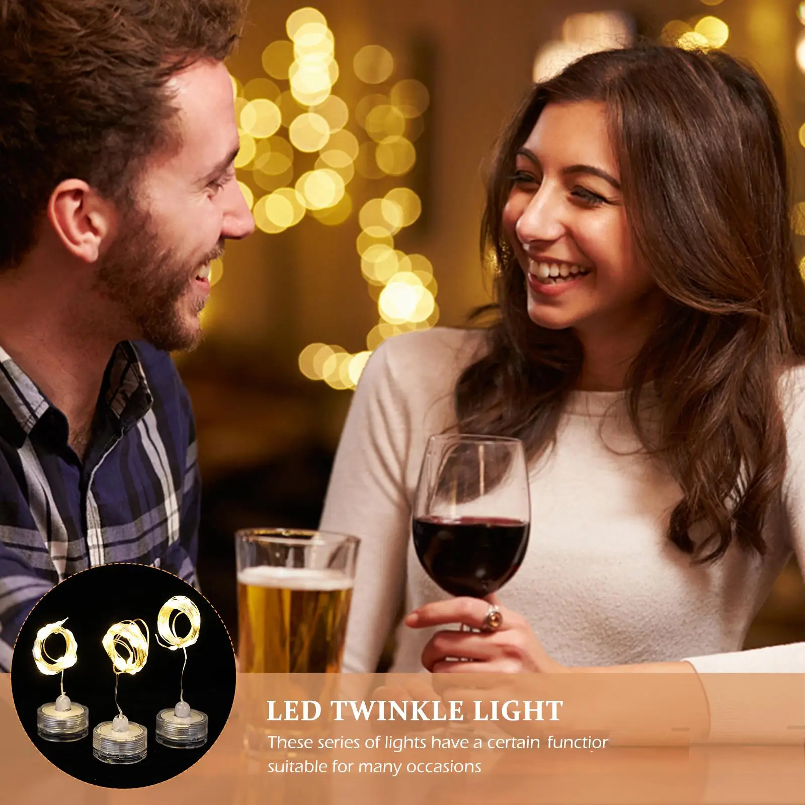 6 Pcs Copper Wire Light String LED Submersible Diving Lamp Candles Picture Waterproof Button Plastic
6 Pcs Copper Wire Light String LED Submersible Diving Lamp Candles Picture Waterproof Button Plastic