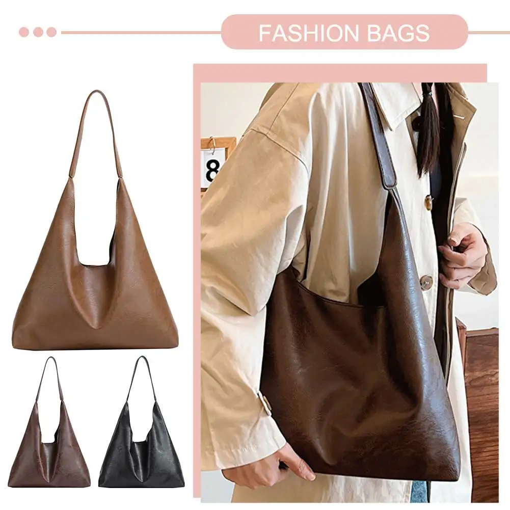 PU Soft Leather Tote Bag Large Capacity Women Big Shoulder Bag Lightweight Crossbody Bag Hasp Closure Casual Style Commuting Bag
PU Soft Leather Tote Bag Large Capacity Women Big Shoulder Bag Lightweight Crossbody Bag Hasp Closure Casual Style Commuting Bag