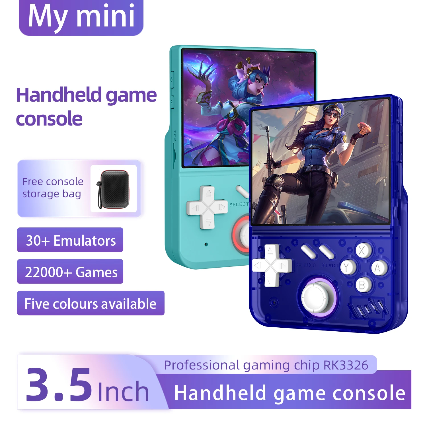 128 ГБ MY MINI Ретро Портативная игровая консоль Система Linux 3,5-дюймовый IPS-экран Мини-портативный портативный видеоплеер 15000 игр
128 ГБ MY MINI Ретро Портативная игровая консоль Система Linux 3,5-дюймовый IPS-экран Мини-портативный портативный видеоплеер 15000 игр