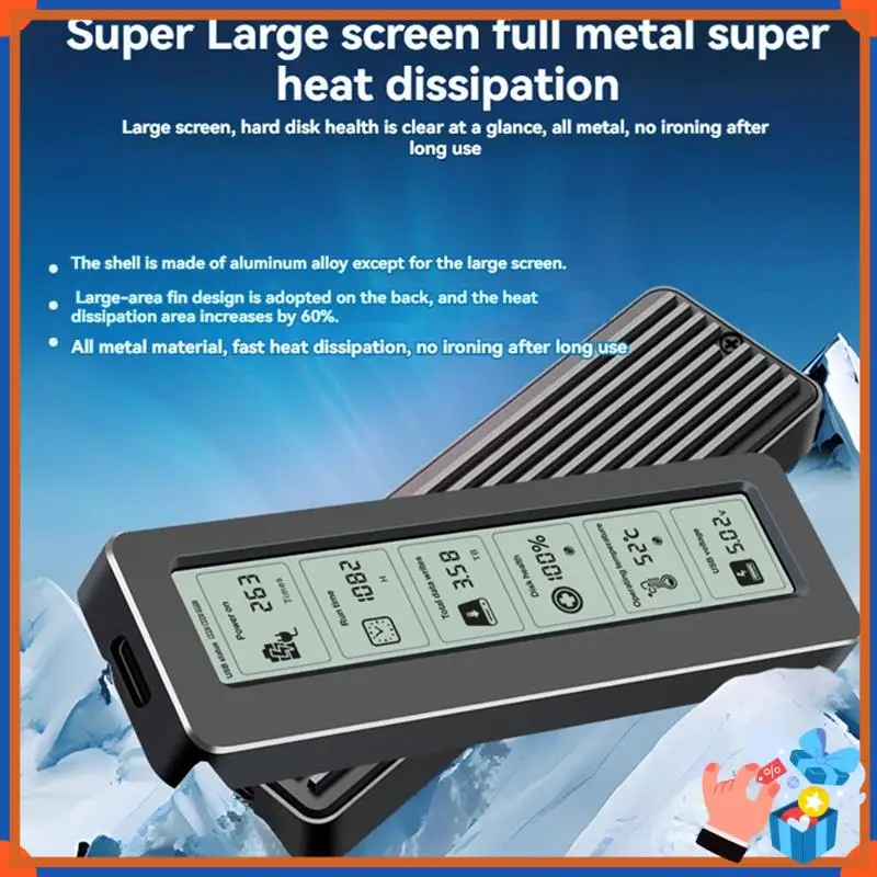 Compact M2 Nvme Enclosure USB 3.2 Gen2 10Gbps Pcie SSD Box M.2 Nvme SSD Case Intelligent Digital Health Monitoring M.2 SSD Case
Compact M2 Nvme Enclosure USB 3.2 Gen2 10Gbps Pcie SSD Box M.2 Nvme SSD Case Intelligent Digital Health Monitoring M.2 SSD Case