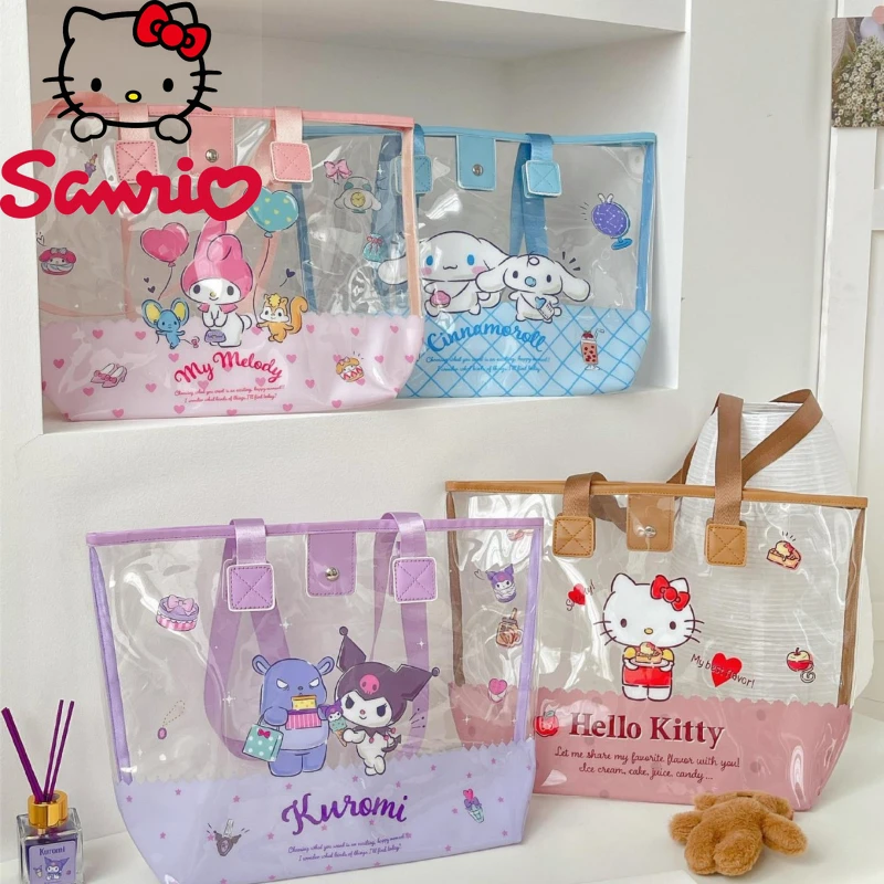 Sanrio 2023 Новая женская прозрачная сумка, модная прозрачная сумка через плечо высокого качества, универсальная женская сумка большой вместимости с героями мультфильмов
Sanrio 2023 Новая женская прозрачная сумка, модная прозрачная сумка через плечо высокого качества, универсальная женская сумка большой вместимости с героями мультфильмов
