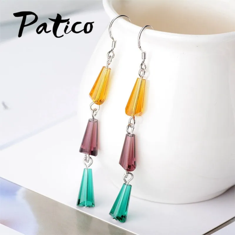 New High-end Bohemia Style Jewelry Earrings Women Girls Ladies Enelgant Long Drop Earrings 925 Sterling Silver Jewelry
New High-end Bohemia Style Jewelry Earrings Women Girls Ladies Enelgant Long Drop Earrings 925 Sterling Silver Jewelry