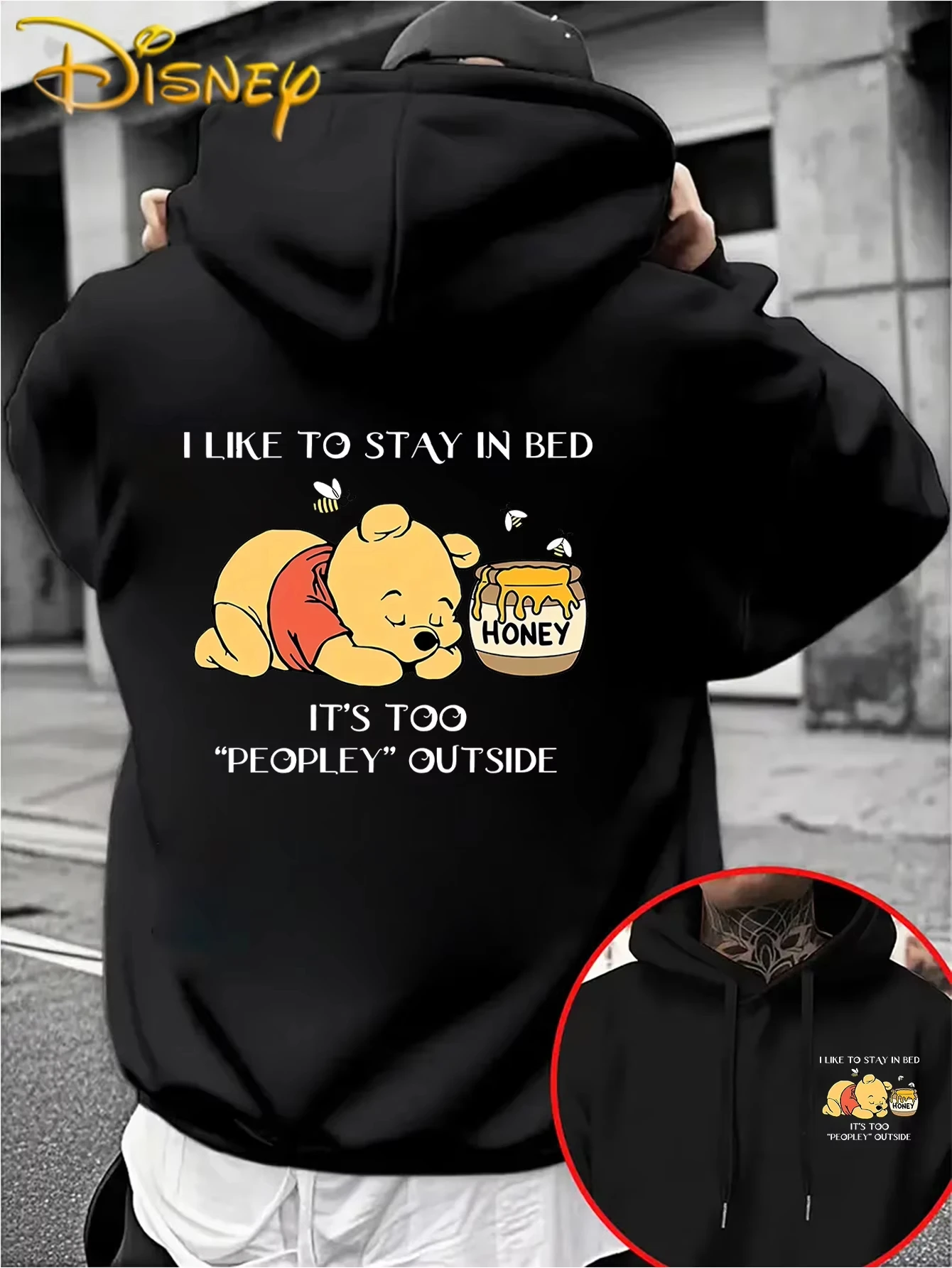 Мужская толстовка с рисунком Винни-Пуха от Disney, осенне-зимняя повседневная толстовка унисекс, пуловер, спортивный костюм, одежда, толстовка оверсайз
Мужская толстовка с рисунком Винни-Пуха от Disney, осенне-зимняя повседневная толстовка унисекс, пуловер, спортивный костюм, одежда, толстовка оверсайз