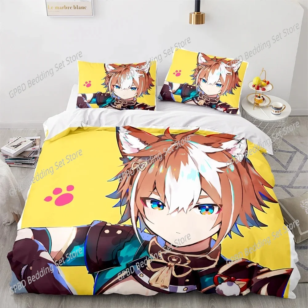 Anime Genshin Impact Bedding Set Boys Girls Twin Queen Size Duvet Cover Pillowcase Bed Kids Adult Fashion Home Textileextile
Anime Genshin Impact Bedding Set Boys Girls Twin Queen Size Duvet Cover Pillowcase Bed Kids Adult Fashion Home Textileextile