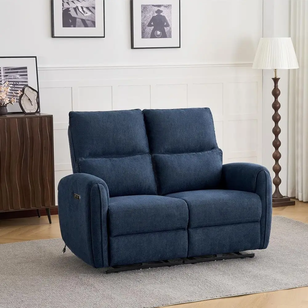 2-Seater Zero Clearance Power Reclining Loveseat with USB/Type-C Charging, Breathable Chenille Fabric for Wall-Hugging or Small
2-Seater Zero Clearance Power Reclining Loveseat with USB/Type-C Charging, Breathable Chenille Fabric for Wall-Hugging or Small