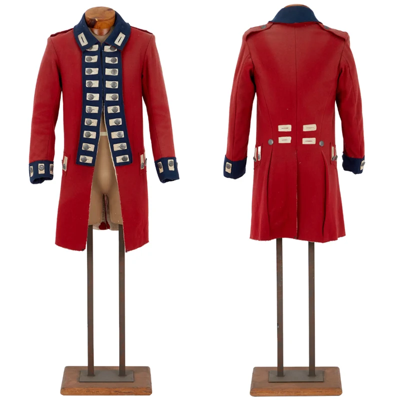 Custom Made Late 18th Century England Military Red Wool Tunic Jacket Historical Reference Soldier Uniform Top Coat
Custom Made Late 18th Century England Military Red Wool Tunic Jacket Historical Reference Soldier Uniform Top Coat