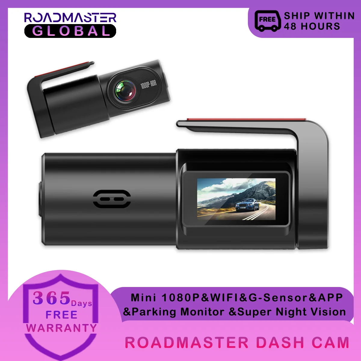 FHD 1080P Mini WIFI G-Sensor Dash Cam for Car Front Camera with Night Vision & 24H Parking Surveillance
FHD 1080P Mini WIFI G-Sensor Dash Cam for Car Front Camera with Night Vision & 24H Parking Surveillance