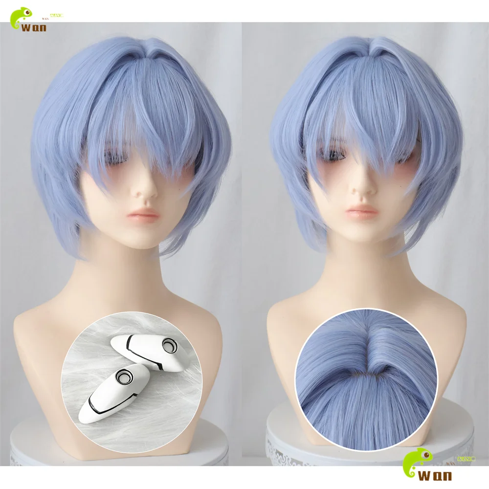 Ayanami Rei Wig Anime EVA Cosplay Short Blue Rei Ayanami Wigs Heat Resistant Synthetic Hair Halloween Free Wig Cap
Ayanami Rei Wig Anime EVA Cosplay Short Blue Rei Ayanami Wigs Heat Resistant Synthetic Hair Halloween Free Wig Cap