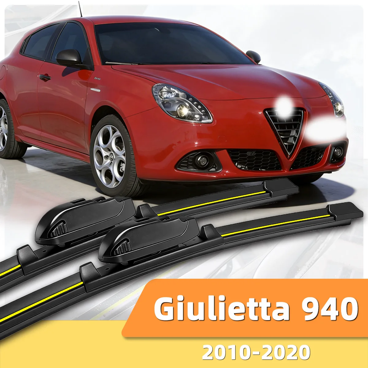 2PCS Car Windshield Wiper Fit For Alfa Romeo Giulietta 940 (2010-2020) Windshield Boneless Front Wiper Natural Rubber Strip
2PCS Car Windshield Wiper Fit For Alfa Romeo Giulietta 940 (2010-2020) Windshield Boneless Front Wiper Natural Rubber Strip