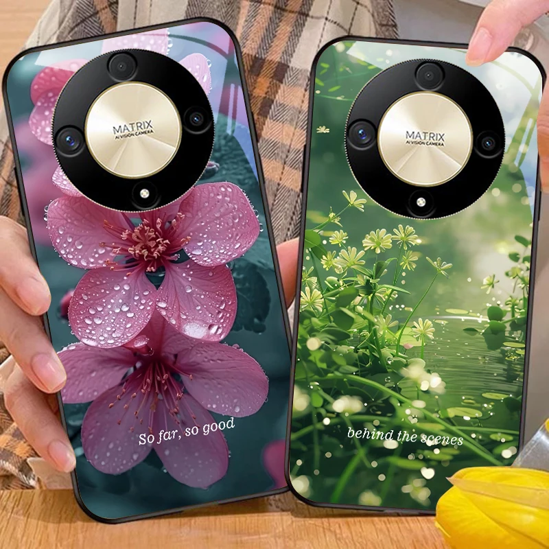 Blue Flower Element For Honor Magic 6 50 70 90 Lite X7b 200 Pro Nova 10 Nova 5T X6 P30 Pura 70 Ultra Tempered Glass Phone Case
Blue Flower Element For Honor Magic 6 50 70 90 Lite X7b 200 Pro Nova 10 Nova 5T X6 P30 Pura 70 Ultra Tempered Glass Phone Case