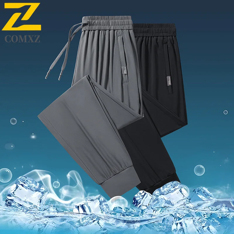 COMXZ Man Training Wear Long Pants Casual Sports Fitness Ice Silk Slim Stretch Running Sweatpants Hiking Trousers Man Sportswear
COMXZ Man Training Wear Long Pants Casual Sports Fitness Ice Silk Slim Stretch Running Sweatpants Hiking Trousers Man Sportswear