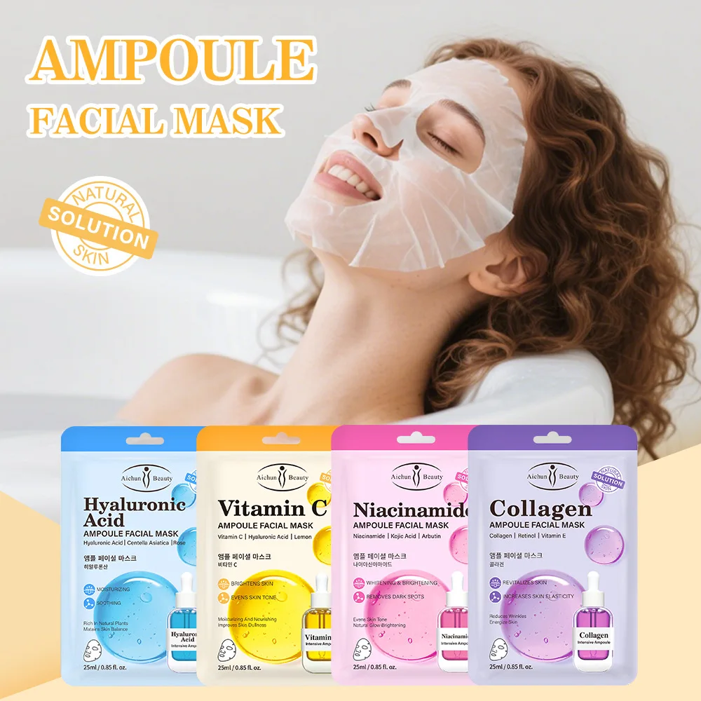 5pcs Aichun Collagen Face Mask Moisturizing Brightening Refreshing Sheet Masks Hyaluronic Acid Facial Mask Skin Care Products
5pcs Aichun Collagen Face Mask Moisturizing Brightening Refreshing Sheet Masks Hyaluronic Acid Facial Mask Skin Care Products