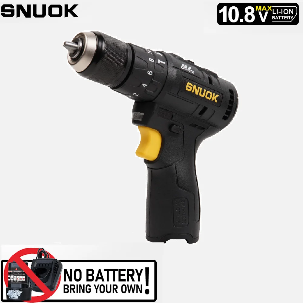 Бесщеточная электрическая дрель SNUOK 35Нм, 10 мм, для дома и DIY, электрическая отвертка 1450 об/мин, инструмент для ремонта автомобилей, совместим с аккумулятором Makita 10.8В
Бесщеточная электрическая дрель SNUOK 35Нм, 10 мм, для дома и DIY, электрическая отвертка 1450 об/мин, инструмент для ремонта автомобилей, совместим с аккумулятором Makita 10.8В