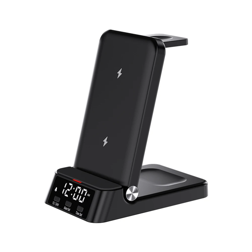 For Samsung Compatible Wireless Charging Station Charge Your Phones Earbuds & Watches with an Integrated Clock
For Samsung Compatible Wireless Charging Station Charge Your Phones Earbuds & Watches with an Integrated Clock