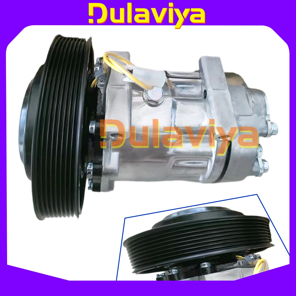 Auto A/C AC Compressor For Truck Volvo & Mack Series FH FM FH16 SD7H15 851892N 8FK351135081 351135581 8FK351135581 92020188 24V
Auto A/C AC Compressor For Truck Volvo & Mack Series FH FM FH16 SD7H15 851892N 8FK351135081 351135581 8FK351135581 92020188 24V