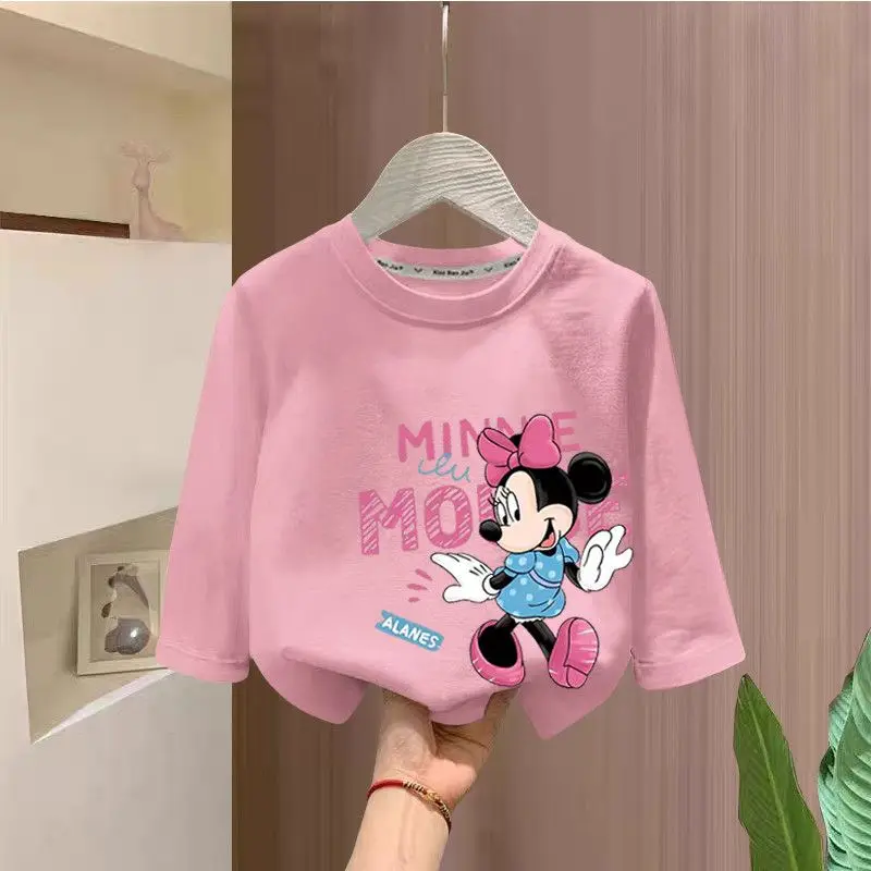 Children's Cartoon Mickey Pure Cotton Long-sleeved T-shirt Spring Autumn Boys and Girls Foreign-style Casual Bottoming Shirt
Children's Cartoon Mickey Pure Cotton Long-sleeved T-shirt Spring Autumn Boys and Girls Foreign-style Casual Bottoming Shirt