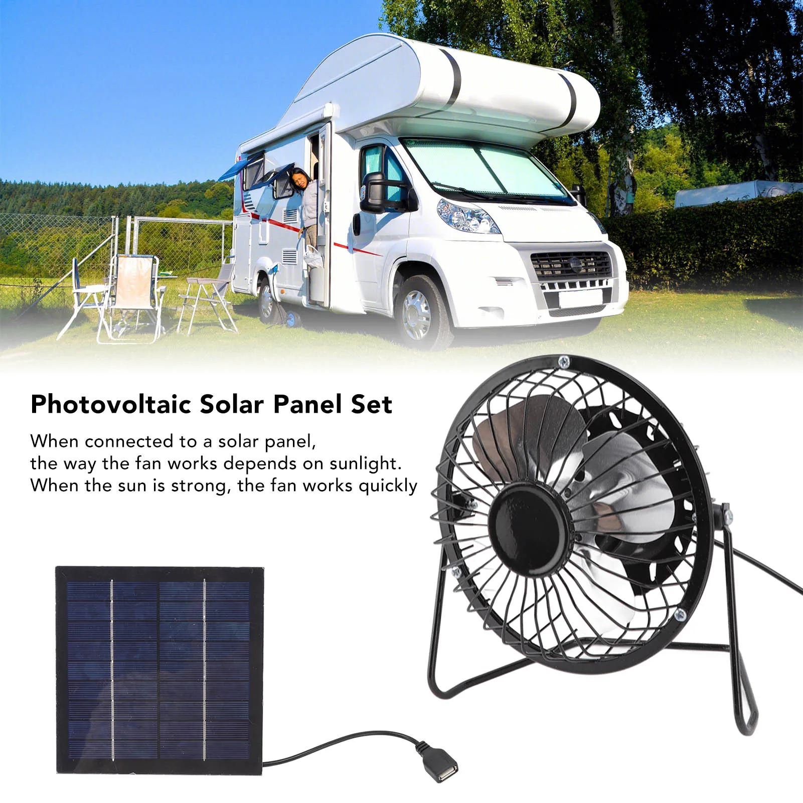 Photovoltaic Solar Panel Set USB Mini Fan Photovoltaic Solar Panel Set Ventilation System Mini Portable USB Cooling Fan 5v 2.5w
Photovoltaic Solar Panel Set USB Mini Fan Photovoltaic Solar Panel Set Ventilation System Mini Portable USB Cooling Fan 5v 2.5w