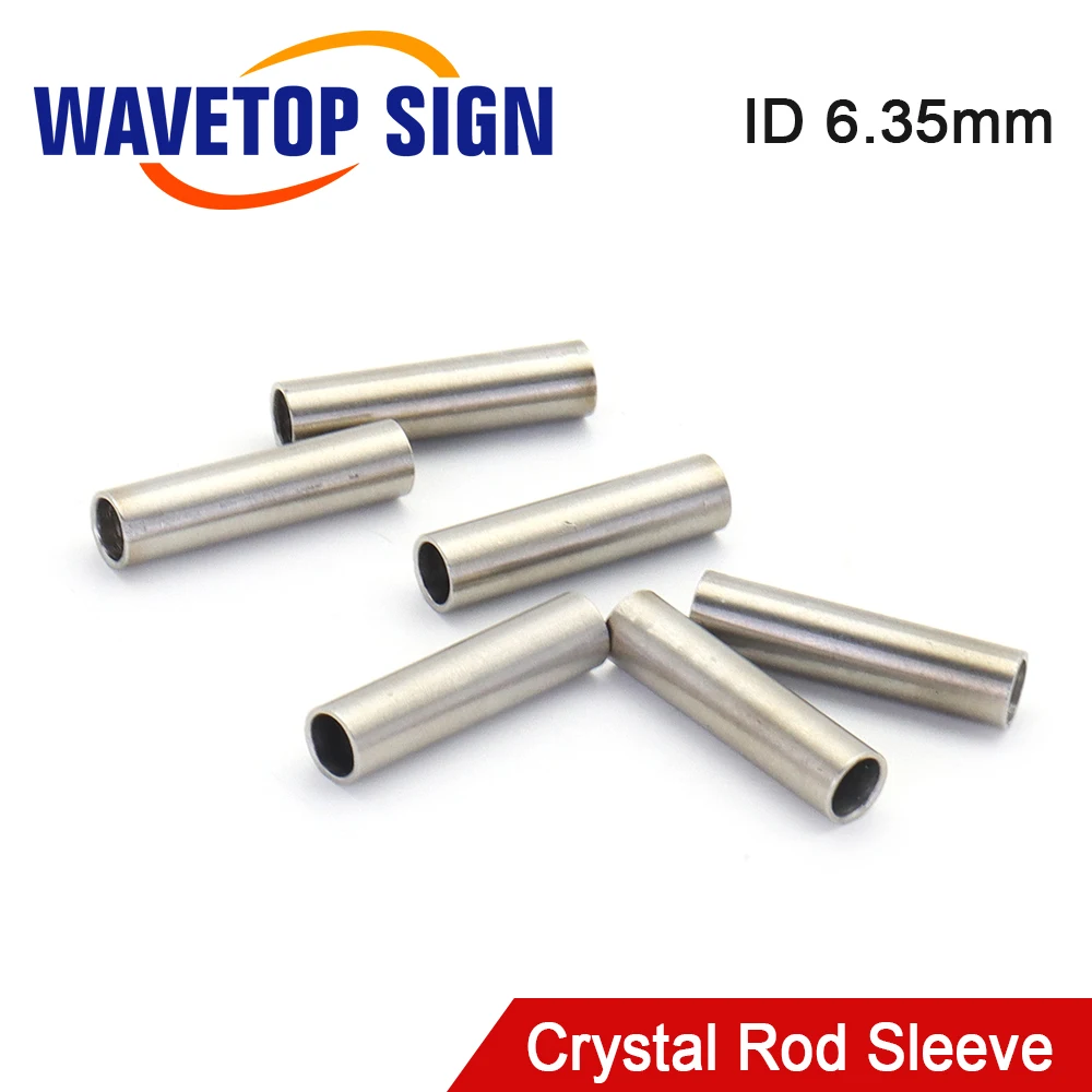 WaveTopSign 2Pcs YAG Laser Crystal Rod Cover Inner Diameter 6.35mm OD 8mm Length 32.5mm for YAG Laser
WaveTopSign 2Pcs YAG Laser Crystal Rod Cover Inner Diameter 6.35mm OD 8mm Length 32.5mm for YAG Laser