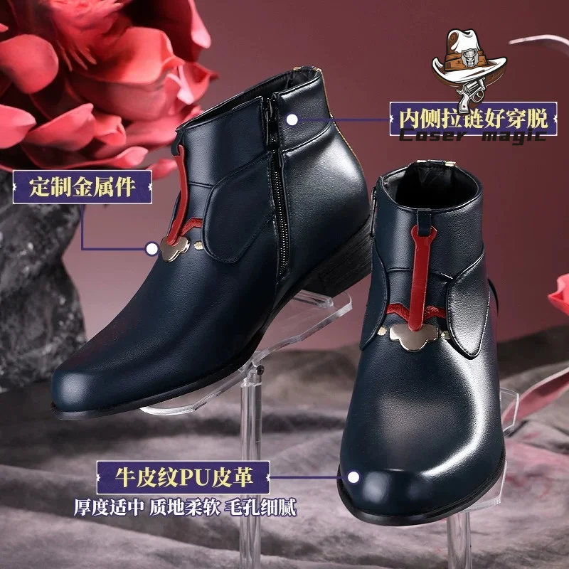 Game Honkai:Star Rail Blade Cosplay Shoes Anime Character Halloween Carnival Party Prop
Game Honkai:Star Rail Blade Cosplay Shoes Anime Character Halloween Carnival Party Prop