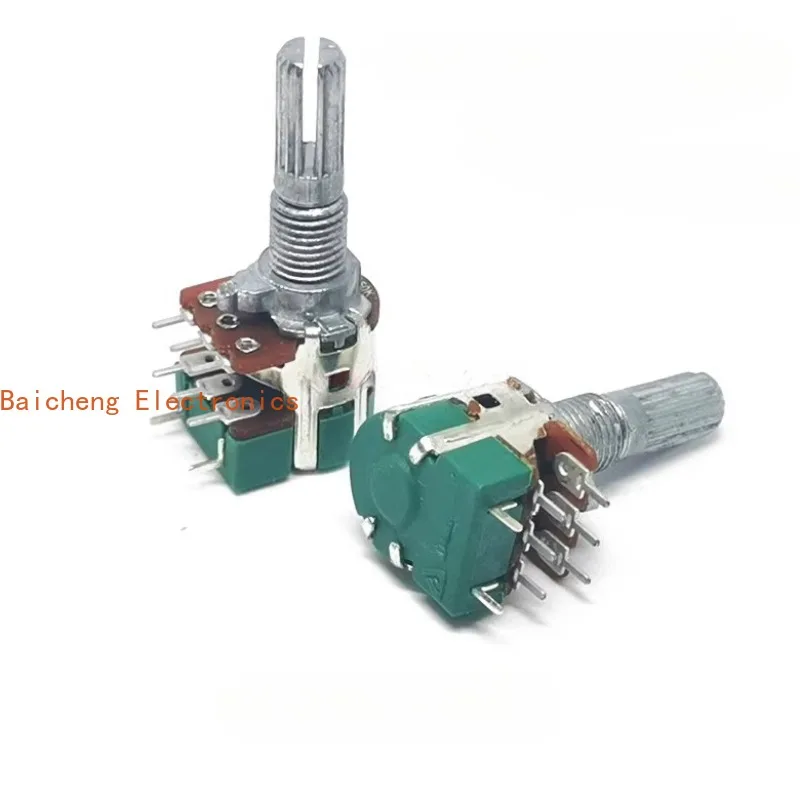 10PCS 12 type dual band switch B50K controls and adjusts volume, sound potentiometer handle length 20 flower axis
10PCS 12 type dual band switch B50K controls and adjusts volume, sound potentiometer handle length 20 flower axis