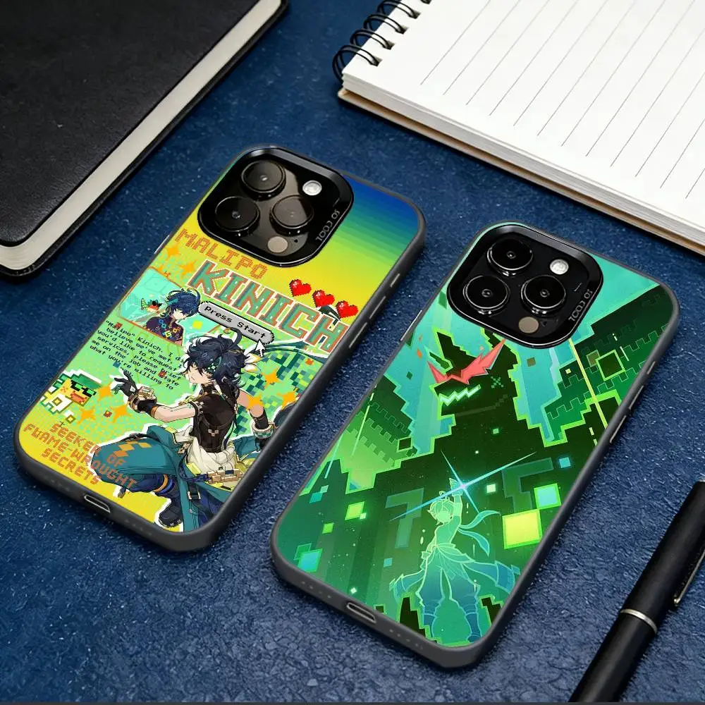 Genshin K-Kinich Phone Case For iPhone 17,16,15,14,13,12,11 Plus,Pro Max,XS,Colorful Silver Phone case Funda Cover
Genshin K-Kinich Phone Case For iPhone 17,16,15,14,13,12,11 Plus,Pro Max,XS,Colorful Silver Phone case Funda Cover