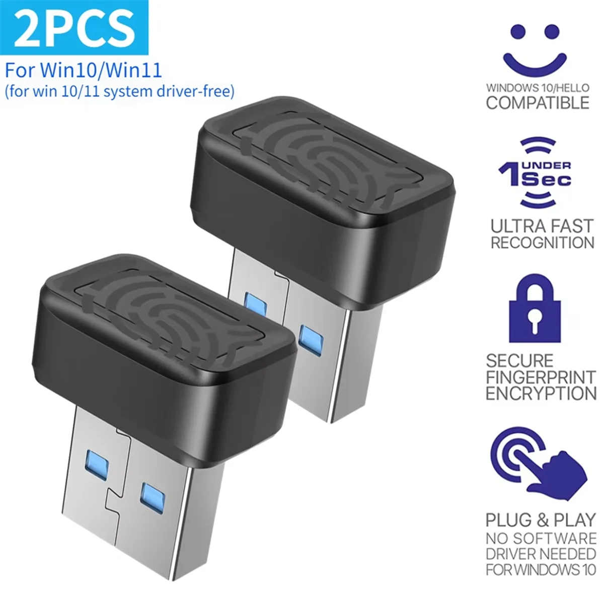 ATP-2Pcs USB-ключ для чтения отпечатков пальцев, пароль, бесплатный ключ безопасности для 10/11 Hello PC, модуль датчика отпечатков пальцев
ATP-2Pcs USB-ключ для чтения отпечатков пальцев, пароль, бесплатный ключ безопасности для 10/11 Hello PC, модуль датчика отпечатков пальцев