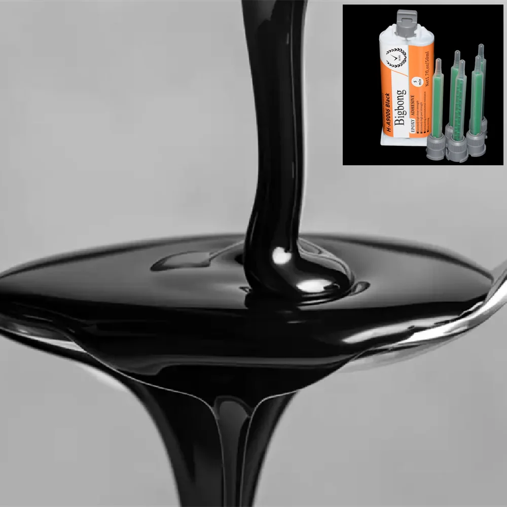 Black 50ml 1:1 Epoxy Resin Glue Bonding Wood Metal Plastic Ceramic Stone Stainless Steel Bakelite Iron with 5pcs Mixing Nozzles
Black 50ml 1:1 Epoxy Resin Glue Bonding Wood Metal Plastic Ceramic Stone Stainless Steel Bakelite Iron with 5pcs Mixing Nozzles