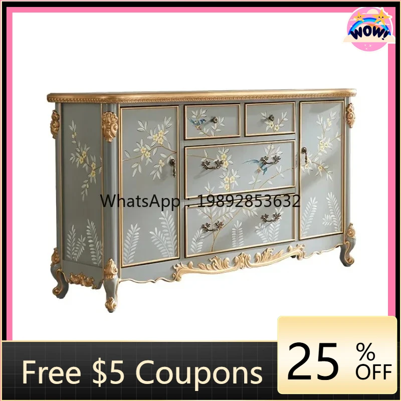 AB European Style Sideboard Cabinet Solid Wood Locker Home Living Room Multi-Functional Storage Cabinet home decor
AB European Style Sideboard Cabinet Solid Wood Locker Home Living Room Multi-Functional Storage Cabinet home decor