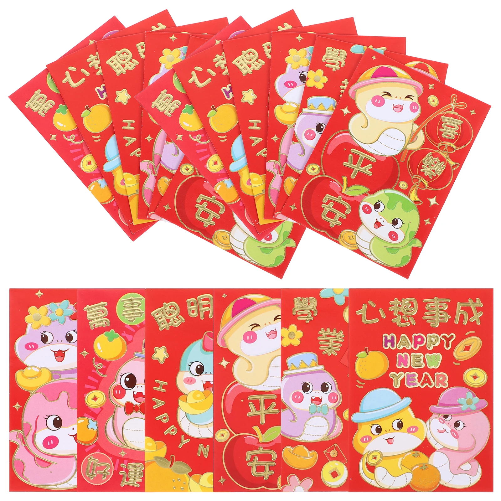 60 Pcs Snake Zodiac Red Large Capacity Chinese New Year Chinese Red Lucky Money Envelopes Lucky Money Envelope Cash Envelopes
60 Pcs Snake Zodiac Red Large Capacity Chinese New Year Chinese Red Lucky Money Envelopes Lucky Money Envelope Cash Envelopes