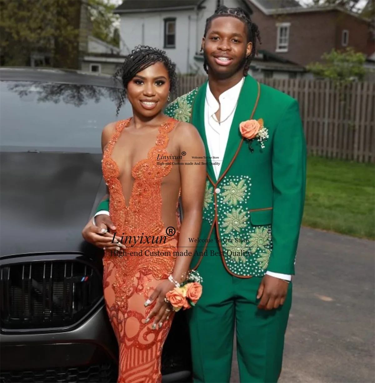 Fashion Green Men Suits Luxury Beaded Crystals Male Prom Party Blazer 2 Pieces Sets Groom Wedding Tuxedos Slim Fit Costume Homme
Fashion Green Men Suits Luxury Beaded Crystals Male Prom Party Blazer 2 Pieces Sets Groom Wedding Tuxedos Slim Fit Costume Homme