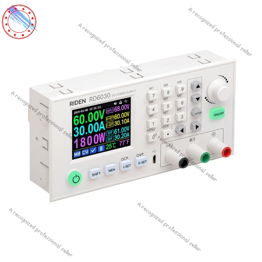RD6030 DC power supply regulated 30A digital display 12V/36V/48V/60V adjustable battery charger 5V
RD6030 DC power supply regulated 30A digital display 12V/36V/48V/60V adjustable battery charger 5V