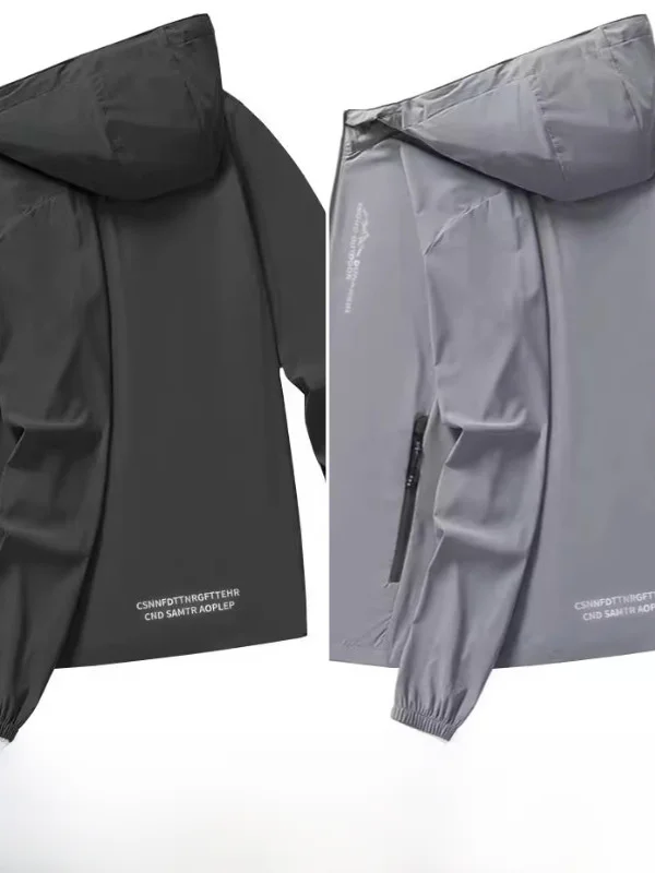 Ice Silk Men's Light Weight Quick Dry Hooded Jacket Breathable Outerwear Fashionable Summer Sun Protection Clothing
Ice Silk Men's Light Weight Quick Dry Hooded Jacket Breathable Outerwear Fashionable Summer Sun Protection Clothing