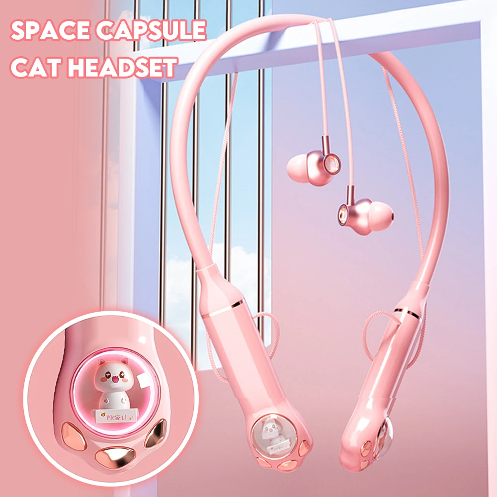 Bluetooth 5.3 Earphones Wireless RGB Magnetic Neckband Headphons for School Silicone Hifi Stereo Sports Headset Kids Girls Gifts
Bluetooth 5.3 Earphones Wireless RGB Magnetic Neckband Headphons for School Silicone Hifi Stereo Sports Headset Kids Girls Gifts