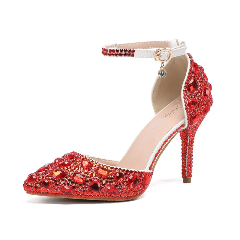 New 2026 Spring And Summer Women Sandals Pointed High Heels Crystal Diamond Chain Wedding Shoes Banquet Women Single Pumps Shoes
New 2026 Spring And Summer Women Sandals Pointed High Heels Crystal Diamond Chain Wedding Shoes Banquet Women Single Pumps Shoes