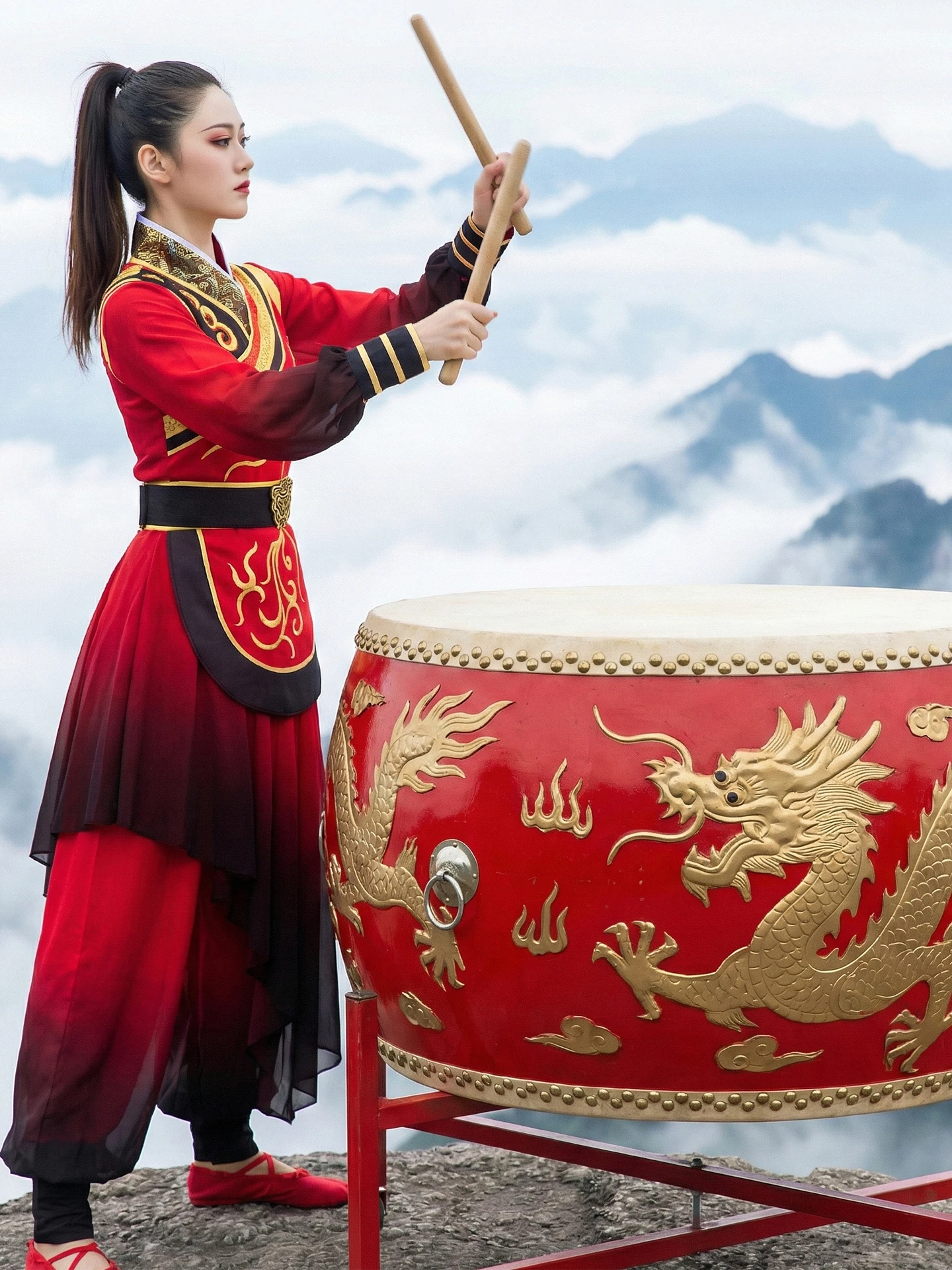 2026 New Sle Women's Adult Opening Dance Costume Drum Performance Clothing Waist Drumming Large Drumming Stage Outfit
2026 New Sle Women's Adult Opening Dance Costume Drum Performance Clothing Waist Drumming Large Drumming Stage Outfit