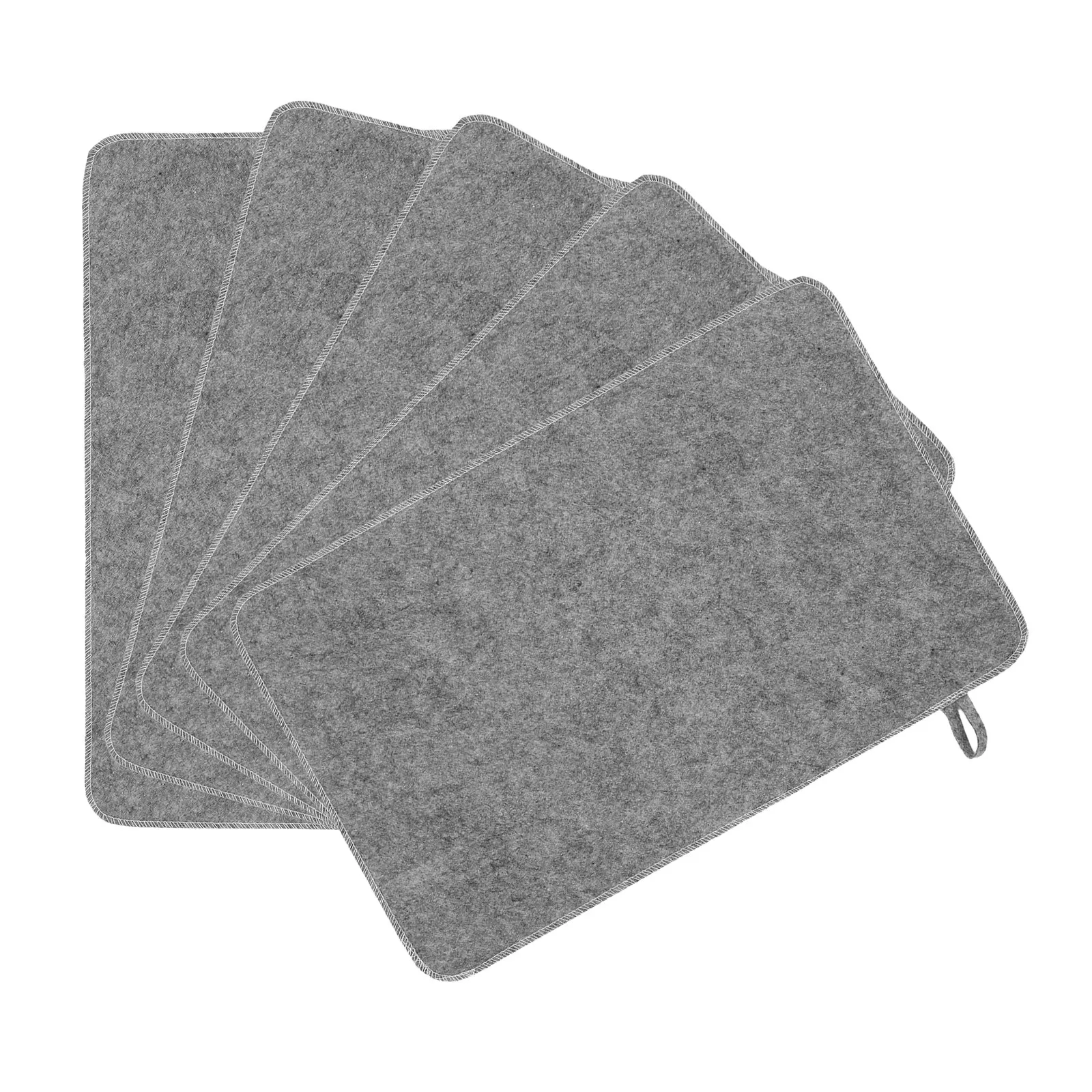 5Pcs Grey Felt Sauna Cushion Thick Heat Insulation Mat Absorbent Seat Bench Floor Pad for Home Public Bath House Steam Room
5Pcs Grey Felt Sauna Cushion Thick Heat Insulation Mat Absorbent Seat Bench Floor Pad for Home Public Bath House Steam Room