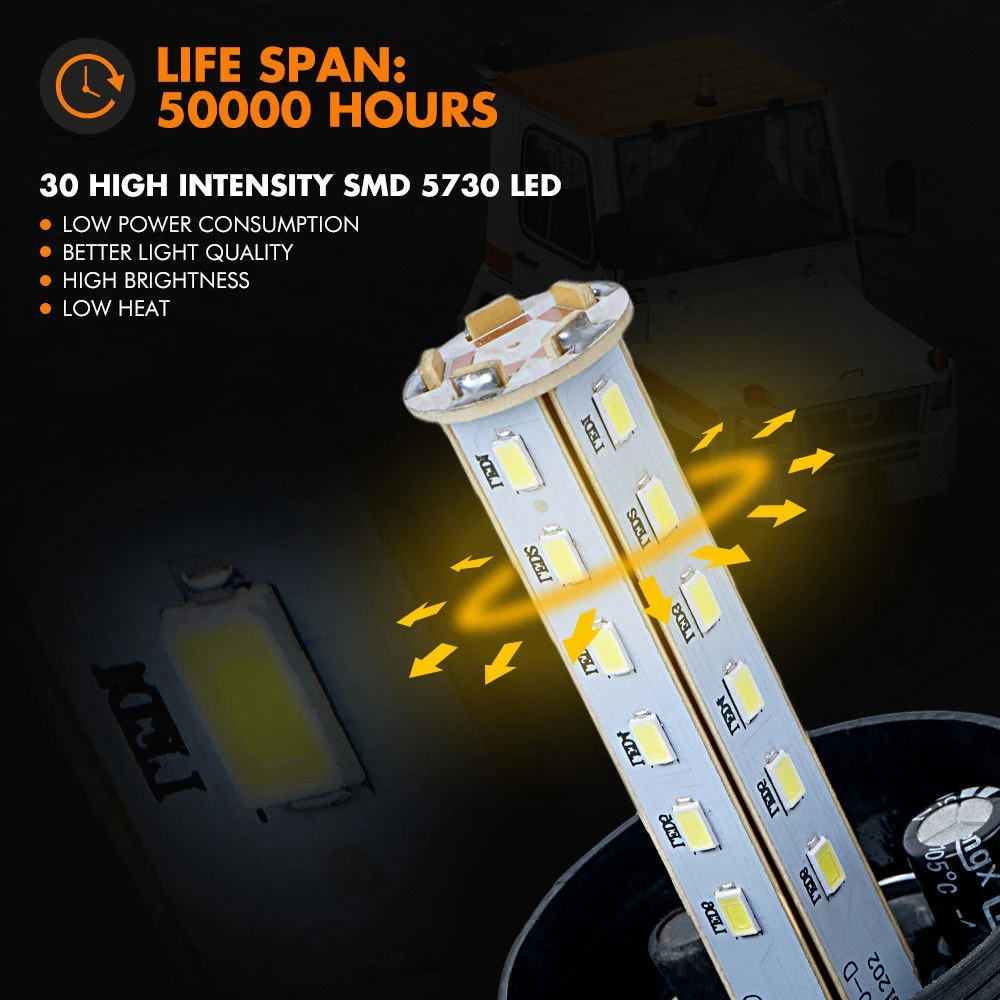 Forklift 30 Led Beacon Light Strobe Lamp Hazard Emergency Flashing Warning Amber
Forklift 30 Led Beacon Light Strobe Lamp Hazard Emergency Flashing Warning Amber