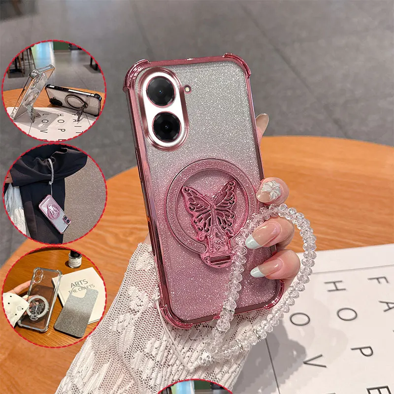 Shockproof Anti-drop Phone Case For Redmi A5 A7 A3 A3x A1 A2 PocoC71 C61 Glitter Butterfly Stand With Crystal Lanyard Back Cover
Shockproof Anti-drop Phone Case For Redmi A5 A7 A3 A3x A1 A2 PocoC71 C61 Glitter Butterfly Stand With Crystal Lanyard Back Cover