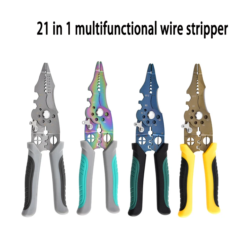1 Wire Stripper Crimping Tool Fusion Splicer Cable Stripper Multi-Purpose Stripping Tool Wire Pliers Professional-Grade Stripper
1 Wire Stripper Crimping Tool Fusion Splicer Cable Stripper Multi-Purpose Stripping Tool Wire Pliers Professional-Grade Stripper