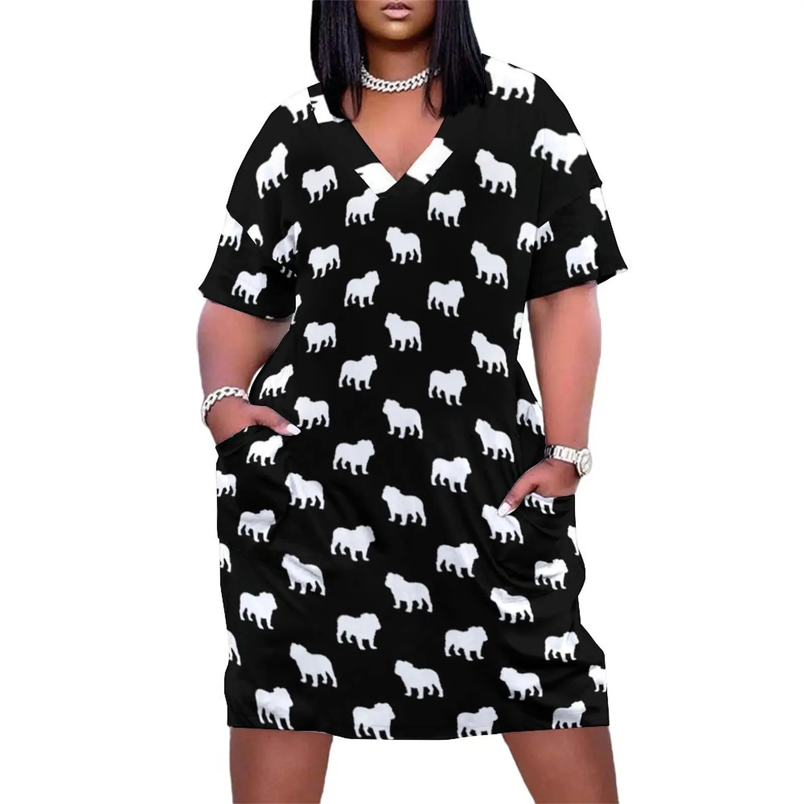 Bulldog Silhouette(s) Loose Pocket Dress elegant women's dresses for wedding luxury evening dresses 2025 Dress women
Bulldog Silhouette(s) Loose Pocket Dress elegant women's dresses for wedding luxury evening dresses 2025 Dress women