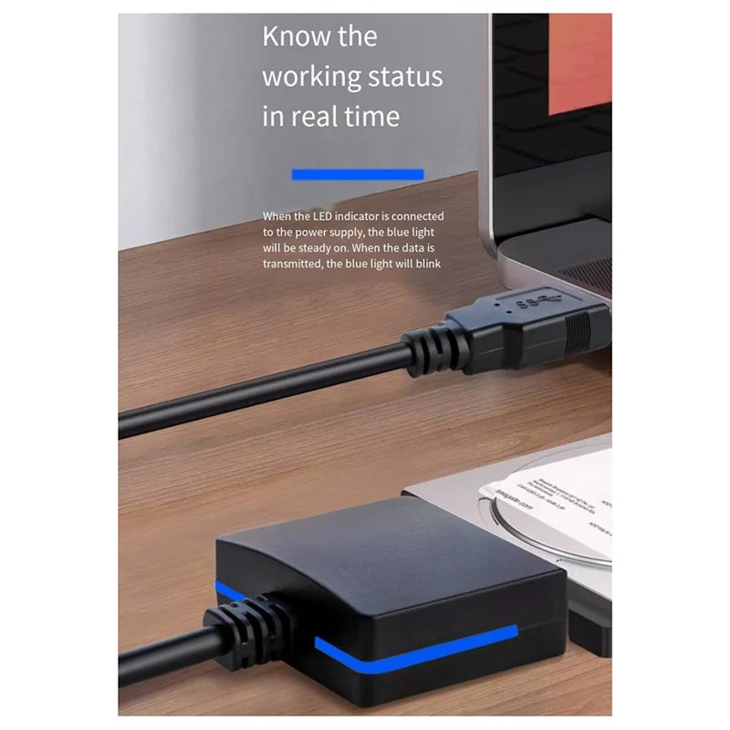 C9-USB3.0 To SATA Easy Drive Cable 2.5-Inch External Mobile SSD Solid State Drive Converter SATA Cable, Fine Workmanship
C9-USB3.0 To SATA Easy Drive Cable 2.5-Inch External Mobile SSD Solid State Drive Converter SATA Cable, Fine Workmanship