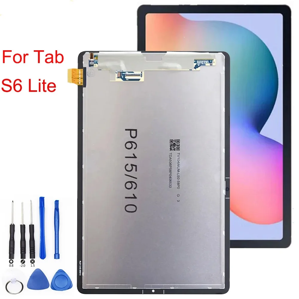 New For Samsung Galaxy Tab S6 Lite 10.4 P610 P615 P615N P617 LCD Screen Display Touch Glass Digitizer Assembly Replacement
New For Samsung Galaxy Tab S6 Lite 10.4 P610 P615 P615N P617 LCD Screen Display Touch Glass Digitizer Assembly Replacement