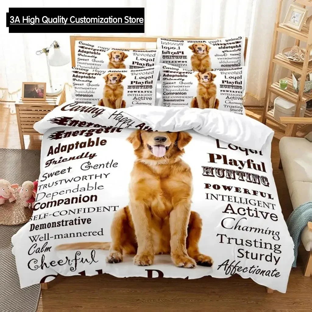 Комплект постельного белья Golden Retriever, пододеяльник, 3d постельное белье, цифровая печать, постельное белье, королевский размер, комплект постельного белья, модный дизайн
Комплект постельного белья Golden Retriever, пододеяльник, 3d постельное белье, цифровая печать, постельное белье, королевский размер, комплект постельного белья, модный дизайн